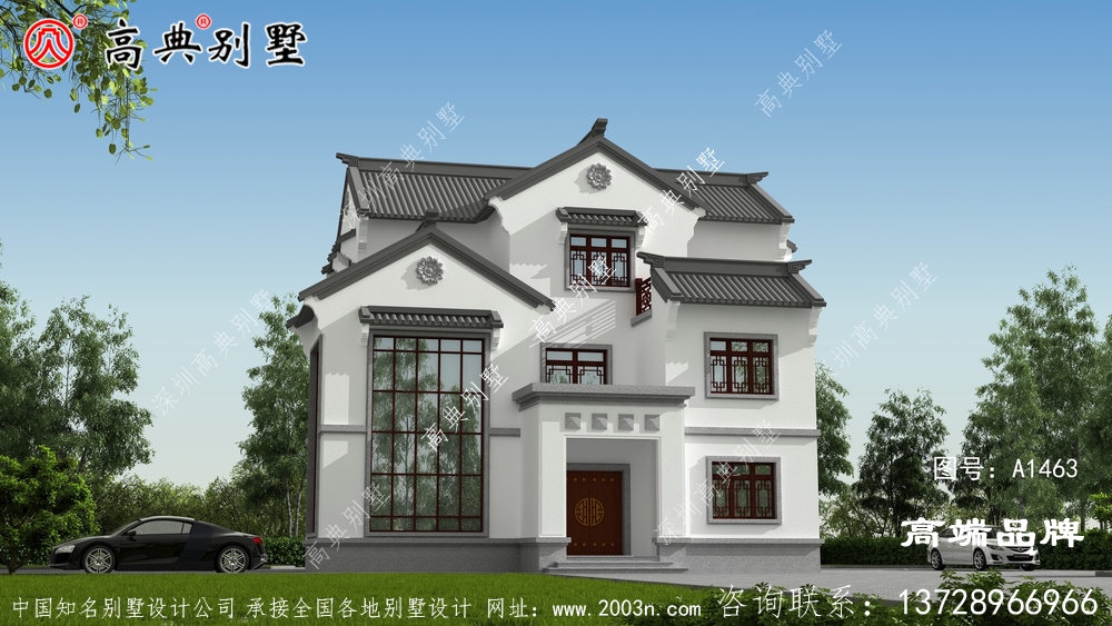 這樣南北通透的新中式三層戶型建在農村令人羨慕 這樣南北通透的新中式三層戶型建在農村令人羨慕