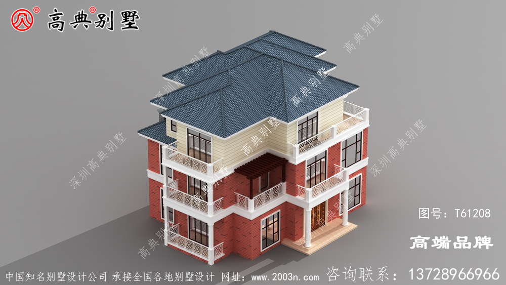 農村別墅不對稱的拼貼設 時尚感十足