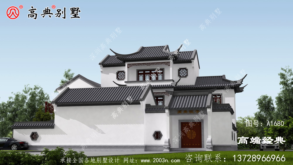 多窗設計,營造出豐富的立面和層次感